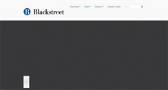 Desktop Screenshot of blackstreetcapital.com